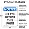 Signmission 14 in Height, 10 in Width, Plastic, Rectangle OS-2PACK-NS-P-1014-V-14757 - alternate 5